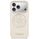 Guess Perforated 4G MagSafe Case for iPhone 17 Pro, Beige