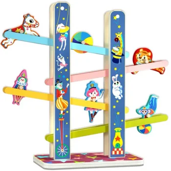 Bakalu Wooden Circus Slide Toy KZ0895