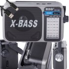 Portable AM/FM Jobsite and Kitchen Radio RDD RD-306 with Flashlight, grey