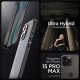 Spigen iPhone 15 Pro Max Case Ultra Hybrid, Clear Black