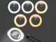 10x LED Magnifying Desk Lamp with Adjustable Arm, Black