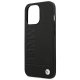 BMW iPhone 14 Pro Max Case Leather Stamp, Black