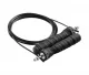 4Fizjo 371 Weighted Boxing Jump Rope, 3 m, Black