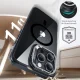 ESR Classic Hybrid Kickstand Halolock Case for iPhone 16 Pro Max, Clear with Black Frame
