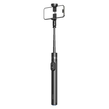 Selfie stick Wozinsky WRZP1 with automatically extendable legs, tripod function, 1.7m - black