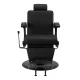 Gabbiano Continental Barber Chair, Black