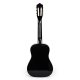 ECOTOYS Large Wooden Kids Guitar with 6 Strings, Black