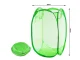 Foldable Laundry and Toy Basket, 40L, Green