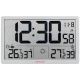 Kienzle Jumbo NEO LCD Weather Wall Clock Weather Station, White