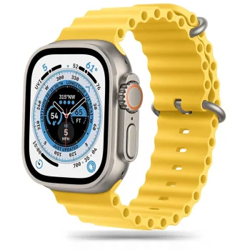 Tech-Protect IconBand Pro Strap for Apple Watch 4-9 / SE / Ultra 1 / 2 (42/44/45/49 mm), Yellow