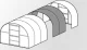 Extension 2M For Greenhouse Baltic Lt, Frame Without Coating