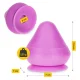 4Fizjo Trigger Point Massage Cone with Suction Cup, Pink