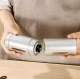 Manual Coffee Grinder with Adjustable Burr, Silver
