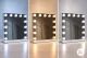 ModernHome Illuminated Makeup Mirror 50x40 cm with 13 LED Bulbs and Touch Control