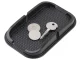 Anti-Slip Silicone Dashboard Mat for Phone and Small Items, Black