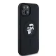 Karl Lagerfeld Silicone Karl & Choupette MagSafe Case for iPhone 15 Plus / 14 Plus, Black