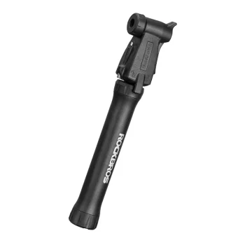 Mini Bicycle Hand Pump ROCKBROS TM-1701P 80 PSI for Presta and Schrader Valves - Black