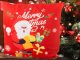 Santa Claus Christmas Pillow Cover 45x45 cm for Holiday Decor