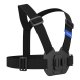 Telesin GP-UCS-001 Chest Mount Strap for Action Cameras, Black