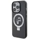 Karl Lagerfeld iPhone 15 Pro Case Ring Stand Karl & Choupette MagSafe, Black