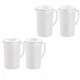 Plastic Pitcher with Lid 3L for Water and Juice