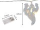 LED Halloween Ghost Light Garland, String Lights, 2 m