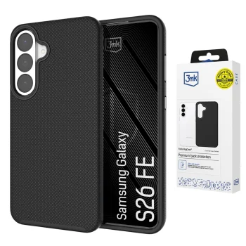 3mk Fortis MagCase for Samsung Galaxy S26 FE - Black