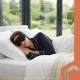 Ruhhy 3D Sleep Mask with Memory Foam, Black