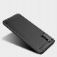 Xiaomi Poco M3 Carbon Fiber Pattern Brushed TPU Case Cover, Black