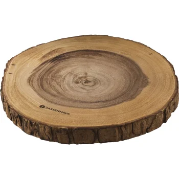 Zassenhaus Acacia Round Serving Plate, 32 cm, Acacia Wood