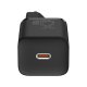 Baseus Super Si Wall Charger 25W USB Type C + Charging Data Cable 3A, Black