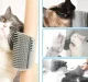 Cat Corner Plastic Scratcher Brush with Catnip 15,4х8,5 cm, Gray