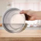Kitchen Bowl Set with Lids, 5 Pieces, Stainless Steel