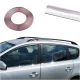 Chrome Decorative Self-Adhesive Strip for Car 15mm x 15m