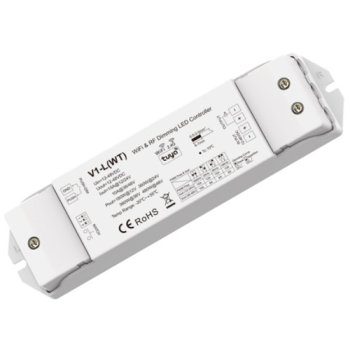 Smart LED Controller V1-L(WT) Tuya Wi-Fi RF Push-Dimm 12-48V 15A