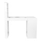 Manicure Desk 310 with Built-in Dust Collector Right, White