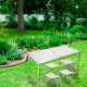 Bakalu KZ1138 Folding Camping Table Set with 4 Chairs