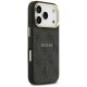 Guess iPhone 17 Pro vāciņš 4G PU Classic Logo MagSafe, melns