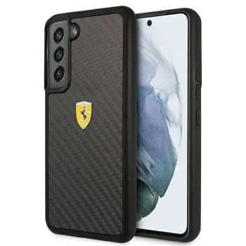 Ferrari On Track Real Carbon Case for Galaxy S22+ (Black)