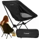 Trizand Folding Camping Chair, Black