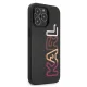 Karl Lagerfeld Multipink Brand Case for iPhone 13 / 13 Pro - Black