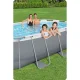 Bestway Power Steel Above Ground Frame Pool Set 14\' x 8\'2\" x 39.5\" 11-in-1 56620
