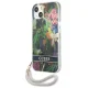 Guess Flower Strap Case for iPhone 13 mini, Blue
