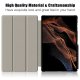 Samsung Galaxy Tab S9 Ultra (SM-X910, SM-X916B) Tri-fold Stand Design Leather Case Cover, Grey