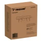Trizand Folding Camping Bed with Mattress, Grey