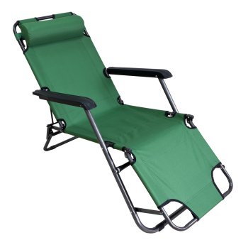 Garden - Beach Lounger, Sunbathing Leisure, Folding Chair, Green