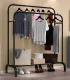 Large Double Clothing Rack with Shoe Shelf