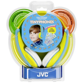 JVC HA-KD5Y Kids On-Ear Headphones Yellow