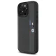 BMW iPhone 16 Pro Max Case M Perforated Tricolor Detail Line, Dark Gray