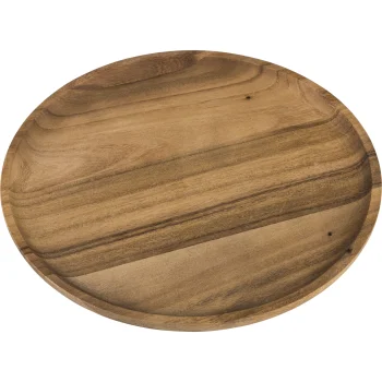 Zassenhaus Snack Plate, Acacia Wood, Ø 30 x 2 cm